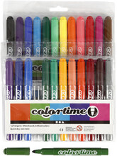 Colortime-pennor, mixade frger, spets 5 mm, 24 st./ 1 frp.
