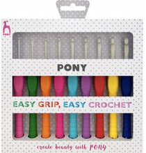 Pony Easy Grip Virknlset 2-6mm - 9 storlekar