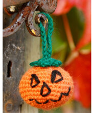 Jack by DROPS Design - Halloween Pumpa Virkmnster 5cm - Jack by Drops Design