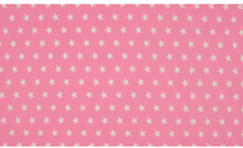 Minimals Bomullspoplin Tyg Print 112 Star Rose 145cm - 50cm