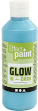 Glow in the Dark, Sjlvlysande Frg, fluorescerande ljusbl, 250 ml/ 1