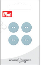 Prym platt plastknapp ljusbl 15 mm - 4 st