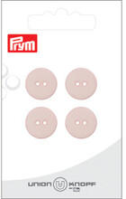 Prym platt plastknapp rosa 15mm - 4 st.