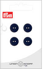 Prym platt plastknapp marin 12mm - 4 st.