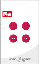 Prym platt plastknapp rosa 12mm - 4 st.