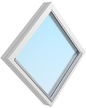 Energi Trä Diagonalt Fönster, Kvadrat 9 X 9, 9 X 9