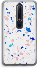 Nokia 6 (2018) Transparant Hoesje (Soft) - Terrazzo N°6