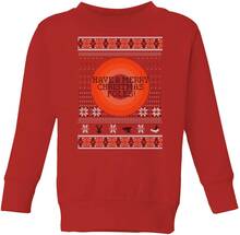 Looney Tunes Knit Kids' Christmas Jumper - Red - 5-6 Years - Red