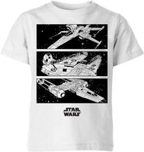 The Rise of Skywalker Resistance Ships Kids' T-Shirt - White - 5-6 Years