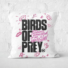 Birds of Prey Square Cushion - 50x50cm - Soft Touch