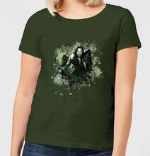 The Lord Of The Rings Aragorn Colour Splash Women's T-Shirt - Forest Green - S - Forest Green