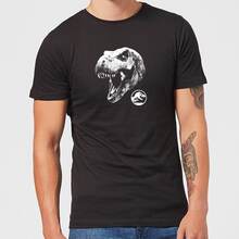 Jurassic Park T Rex Men's T-Shirt - Black - S - Black