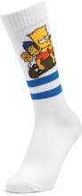 Men's Simpsons Barts Friends Sports Socks - White - UK 4-7.5
