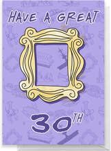 Friends Birthday 30th Greetings Card - Standard Card