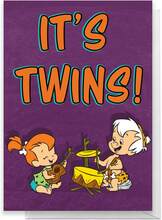 Flintstones It's Twins Greetings Card - Standard Card