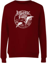 Jurassic Park Flying Threat Women's Sweatshirt - Burgundy - XS