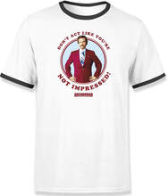 Anchorman Don't Act Like You're Not Impressed Men's T-Shirt - White - S - White