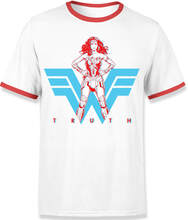 Wonder Woman Truth Unisex Ringer T-Shirt - White - S - White