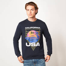 Back to the Future Tri Sunset Unisex Sweatshirt - Navy - M - Navy
