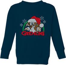 Gremlins Another Reason To Hate Christmas Kids' Christmas Jumper - Navy - 3-4 Years - Navy