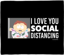 South Park I Love You Social Distancing Fleece Blanket - M