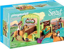 DreamWorks Spirit Lucky and Spirit with Horse Stall by Playmobil (9478)