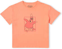 Spongebob Squarepants Boxy Patrick Women's Cropped T-Shirt - Coral - S - Coral