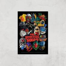 Suicide Squad Poster Giclee Art Print - A2 - Print Only