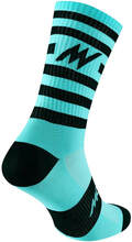 Morvelo Series Stripe Celeste Socks - S/M