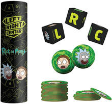 LEFT RIGHT CENTER: Rick and Morty Dice Game