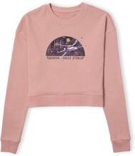 Star Wars X-Wing Italian Women's Cropped Sweatshirt - Dusty Pink - M - Dusty pink