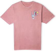 Tom & Jerry Tom's Ice Cream Unisex T-Shirt - Pink Acid Wash - S - Pink Acid Wash