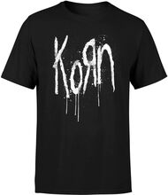 Korn Splatter Men's T-Shirt - Black - XS