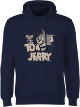 Tom & Jerry Circle Hoodie - Navy - S