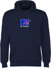 MTV Front Print Hoodie - Navy - S