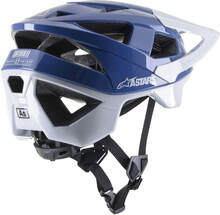 Alpinestars Vector Pro A1 Helmet - L - Glossy Mid Blue/Light Grey