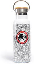 Jurassic World DTIA Emblem Portable Insulated Water Bottle - White
