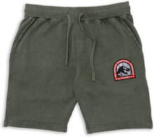 Jurassic World DTIA Ranger Embroidered Unisex Jog Shorts - Khaki - S