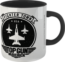 Top Gun Maverick Fighter Town USA Mug - Black