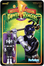 Super7 Mighty Morphin' Power Rangers Reaction Figure - Black Ranger