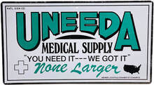 Trick or Treat Studios The Return of the Living Dead Uneeda Medical Supply Metal Sign