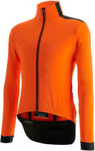 Santini Vega Hooded Multi Jacket - S - Flashy Orange