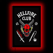 DUST! Stranger Things Season 4 - Hellfire Club Backlit Poster - Zavvi Exclusive