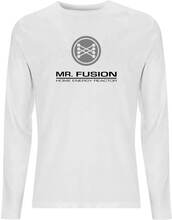 Back To The Future Mr Fusion Men's Long Sleeve T-Shirt - White - XS - White