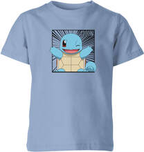 Pokémon Pokédex Squirtle #0007 Kids' T-Shirt - Sky Blue - 3-4 Years