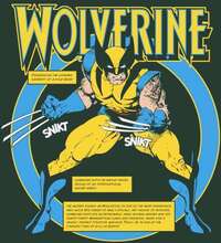 X-Men Wolverine Bio T-Shirt - Green - XS