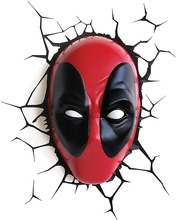 3D Marvel Deadpool Face Light