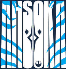 Ahsoka Type Logo Hoodie - Navy - S - Navy
