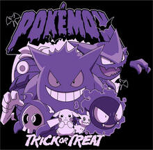 Pokemon Trick Or Treat Men's T-Shirt - Black - M - Black