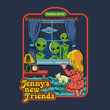 Jenny's New Friends Men's T-Shirt - Navy - S - Navy